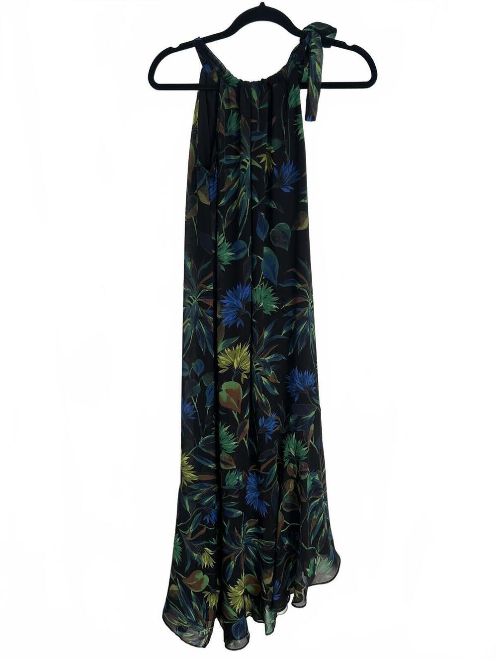 Just Taylor Floral Print Maxi Dress Size 2